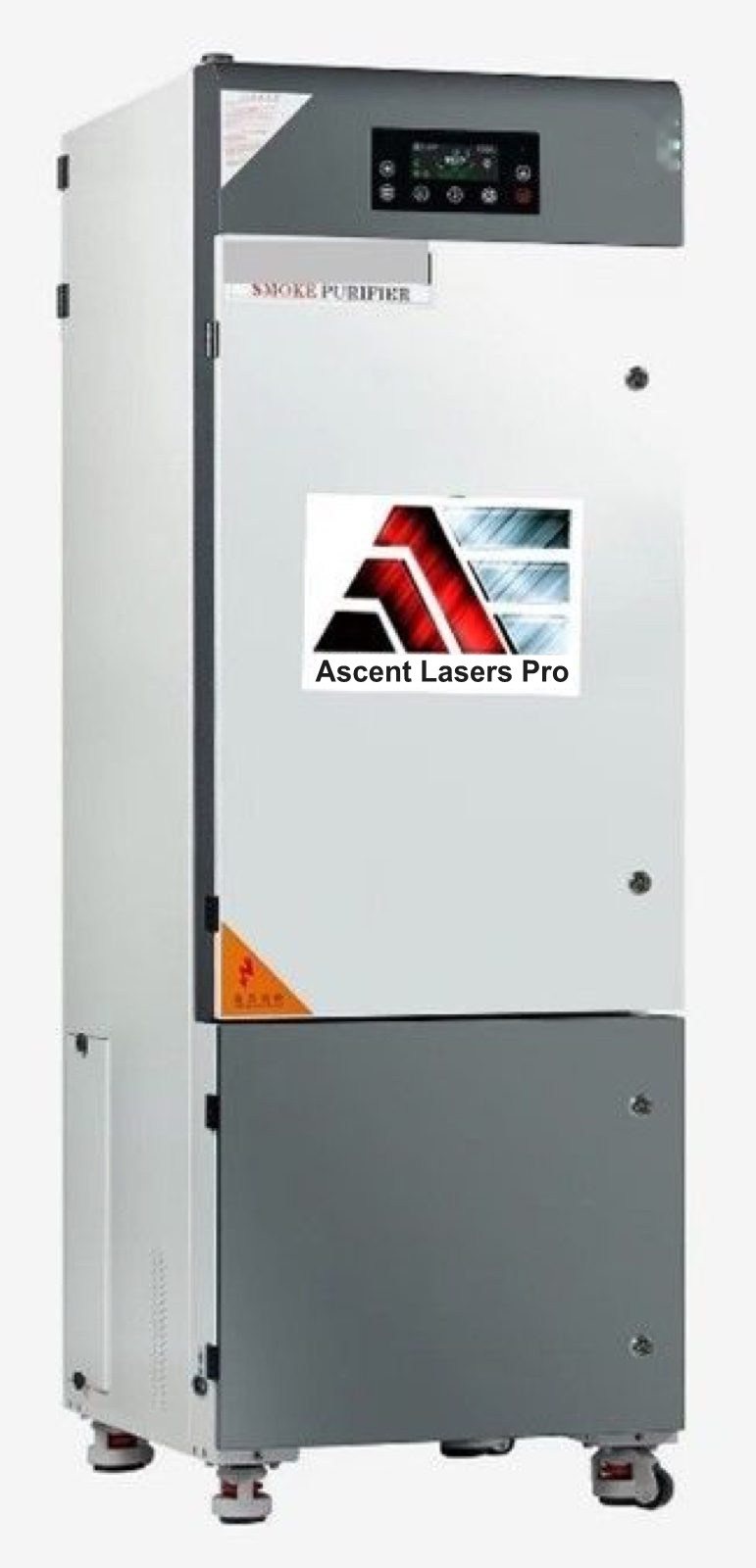 Ascent Lasers Pro smoke purifier cabinet that filters the fumes from a CO2 laser cutter