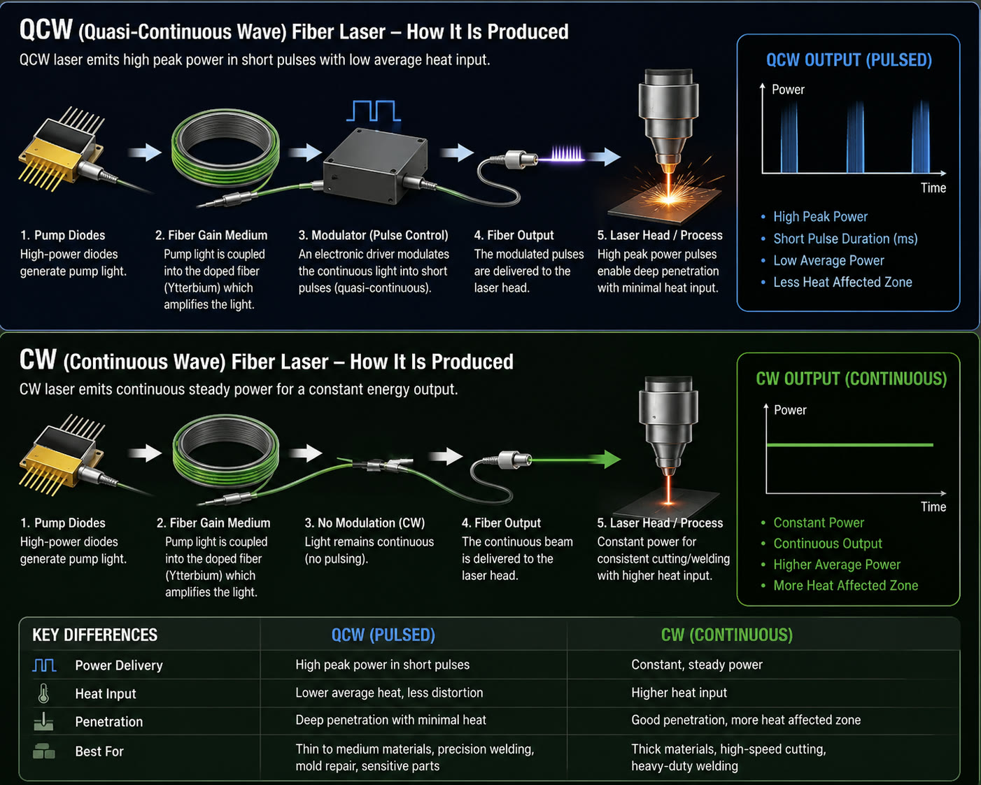 QCW Tabletop or 2000W Handheld: Which Laser Welder Fits Your Shop?